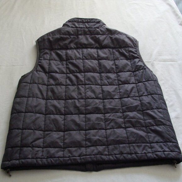 LANDS' End Steel Gray Sleeveless "PIRMALOFT" Quilted/PUFFER VEST Sz M (38 - 40) - Picture 3 of 7